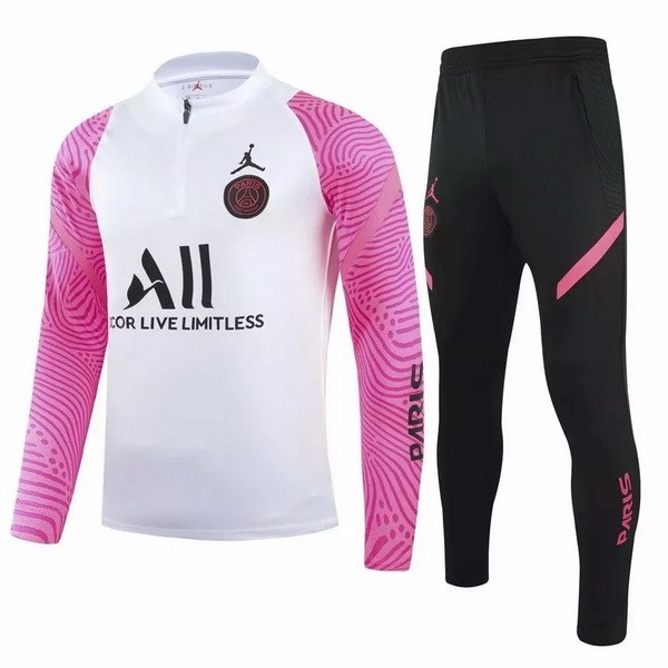 Chandal Paris Saint Germain 2021 2022 Blanco Rosa Negro